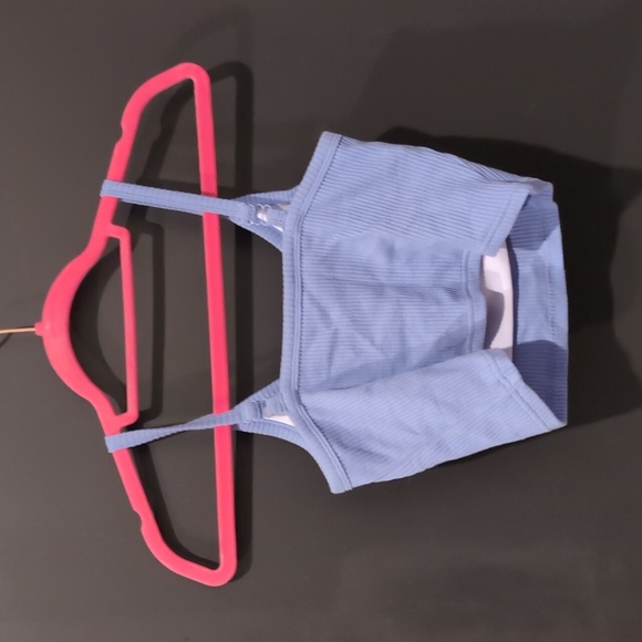 Klassy Network Ribbed Crop Tank (Purple) - Size L - Picture 3 of 5